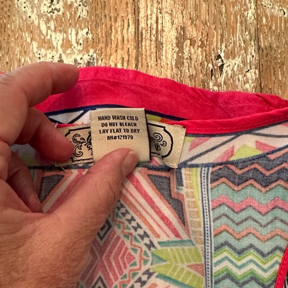 Flying Monkey Colorful Geometric Tank Top - Picture 8 of 12